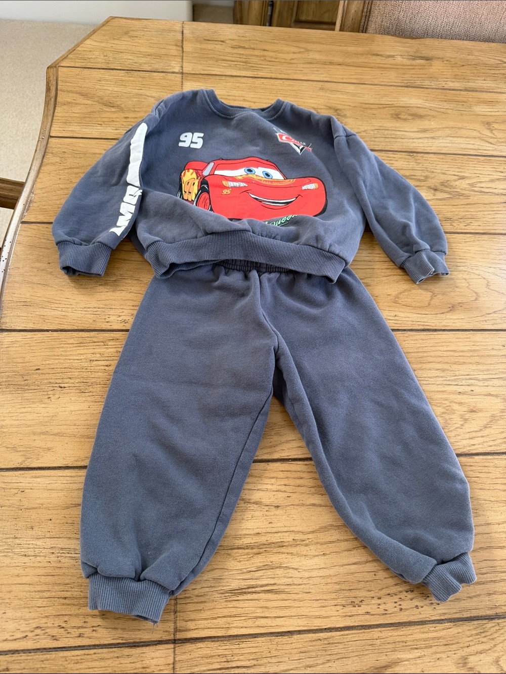 Zara Disney Pixar Cars Sweat Suit Lighting McQueen